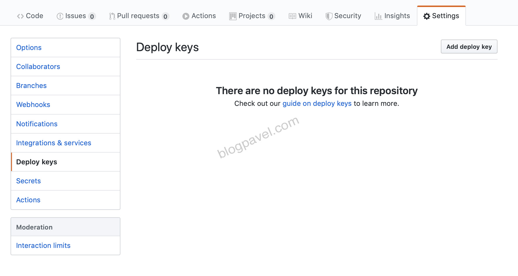 addNewDeployKey